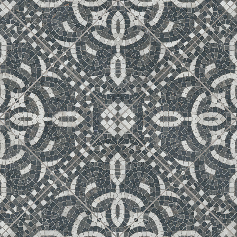 Courtyard Dark Porcelain Tile 8x8" - Tilevanity.com