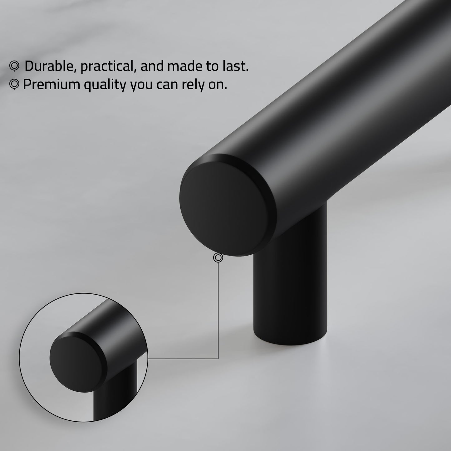 300 Aluminum Cabinet Handle – 8-13/16″×11-13/16″- 2 pack (3 colors)