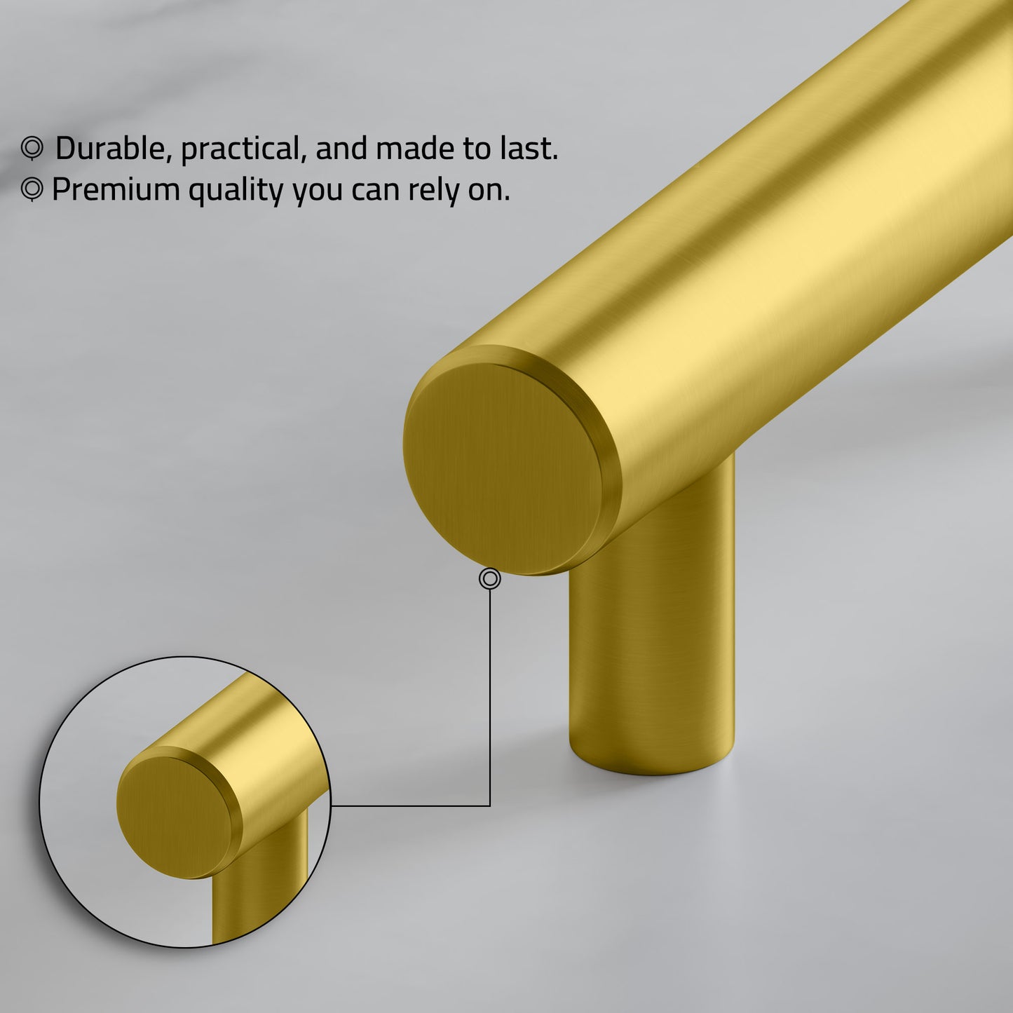 160 Aluminum Cabinet Handle – 6-5/16× 8-3/8″- 2 pack (3 colors)