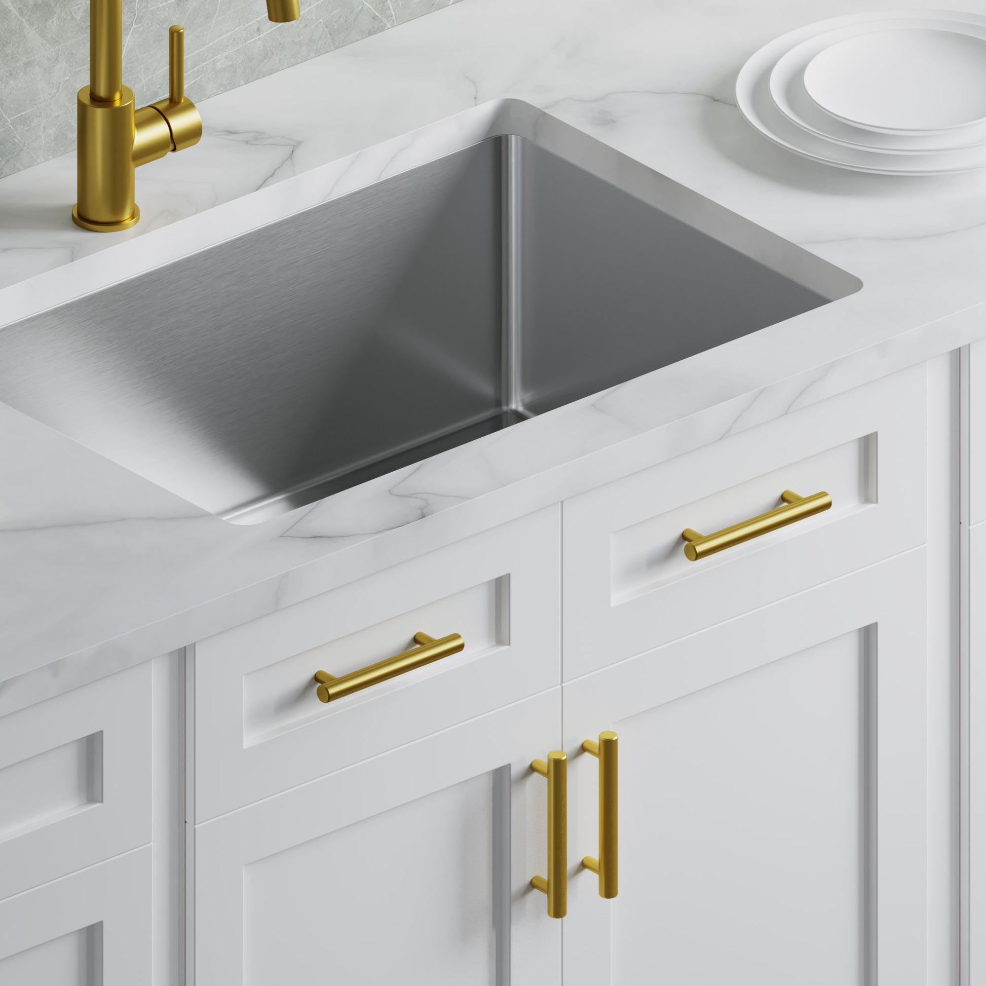 096 Aluminum Cabinet Handle -3-3/4" × 5-1/4" - pack of 2 (3 Colors) - Tilevanity.com