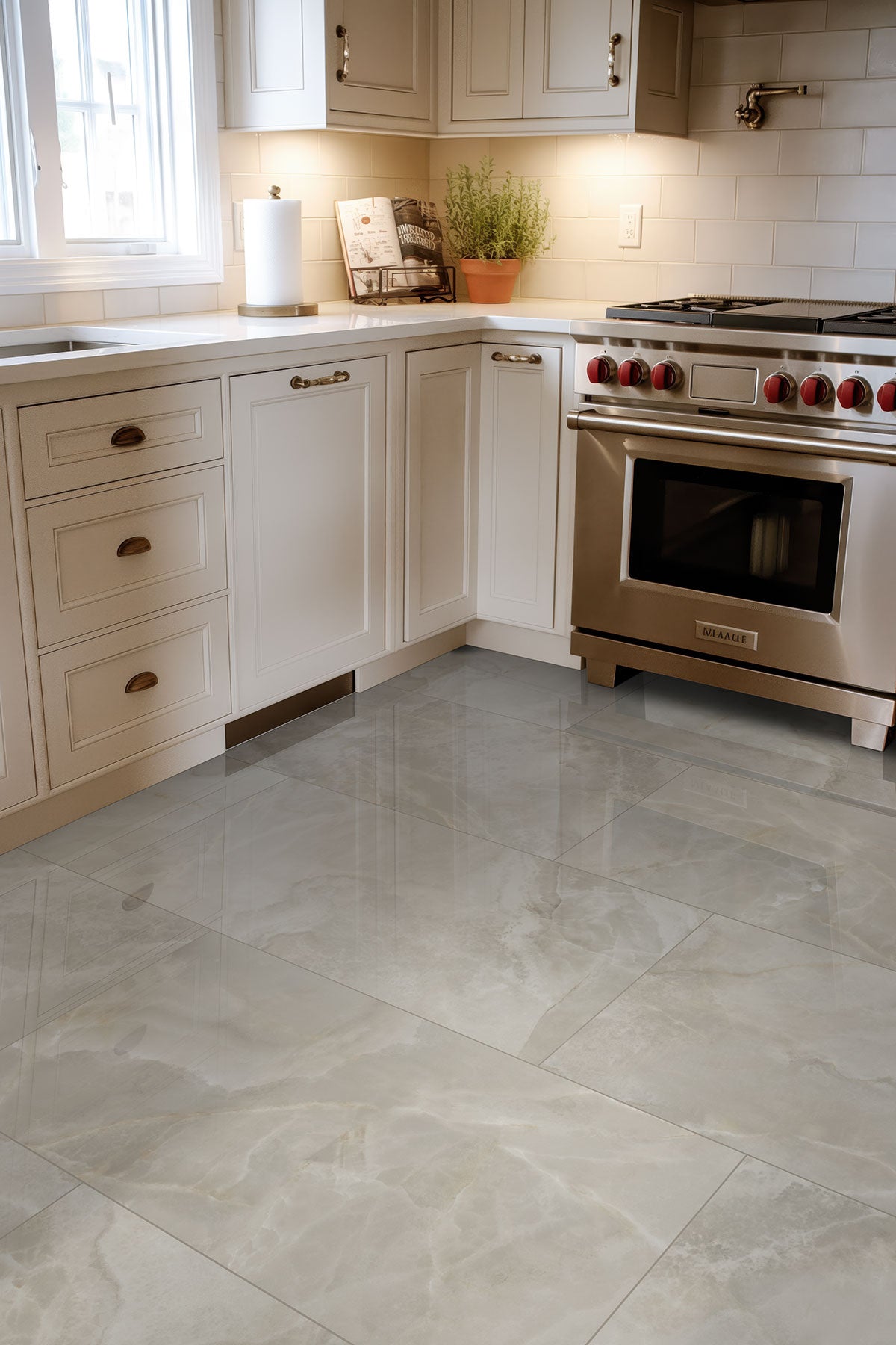 Exotic Beige Onyx Polished Porcelain Tile 24x48"