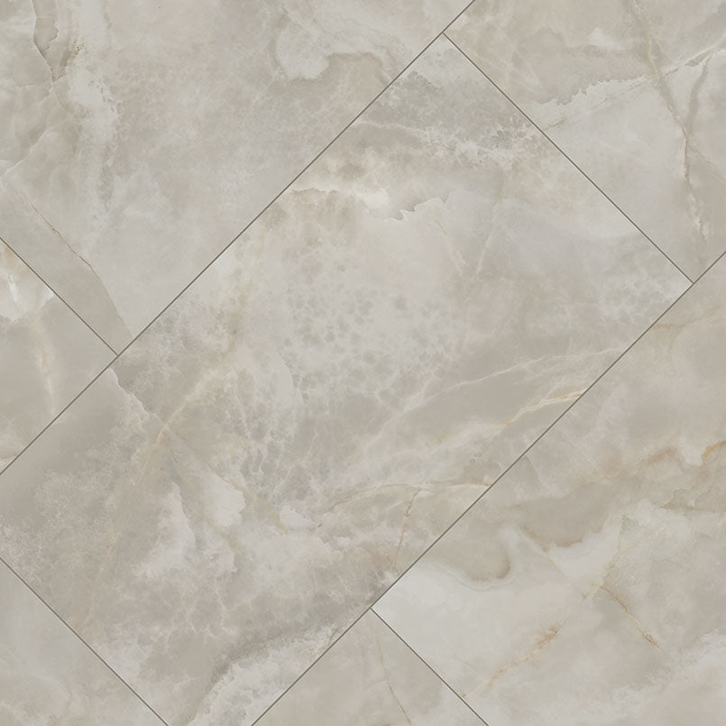 Exotic Beige Onyx Polished Porcelain Tile 24x48"