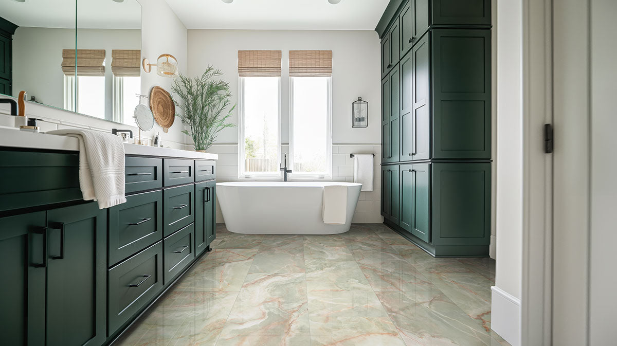 Exotic Verde Onyx Polished Porcelain Tile 24x48"