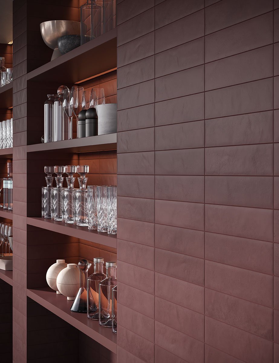 Mini Brick Porcelain Tile 2.5x9.5" | 8 Colors - Tilevanity.com