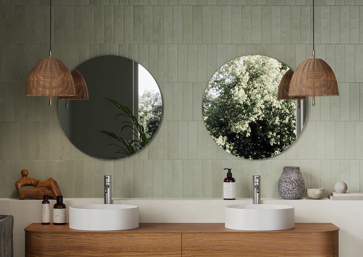 Mini Brick Porcelain Tile 2.5x9.5" | 8 Colors - Tilevanity.com