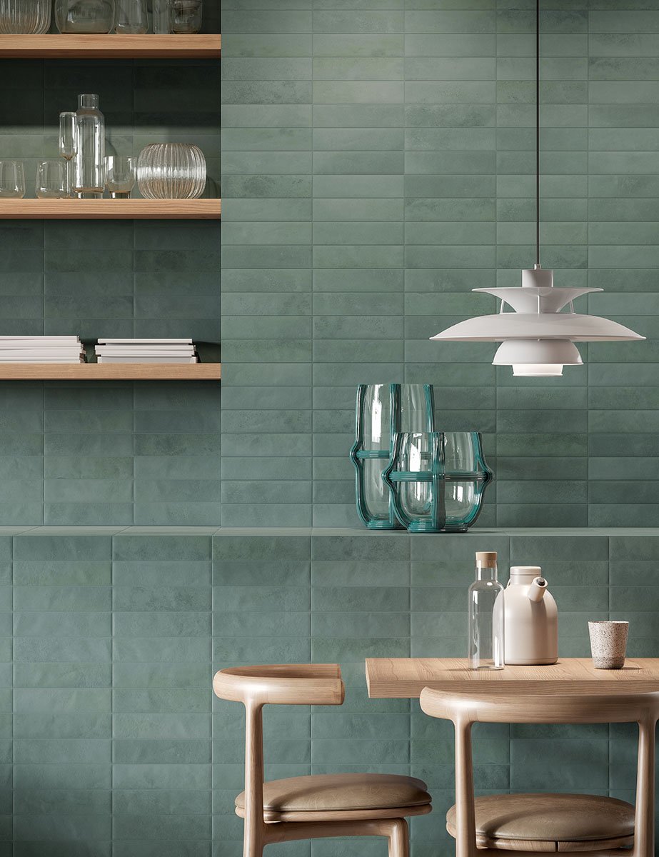 Mini Brick Porcelain Tile 2.5x9.5" | 8 Colors - Tilevanity.com