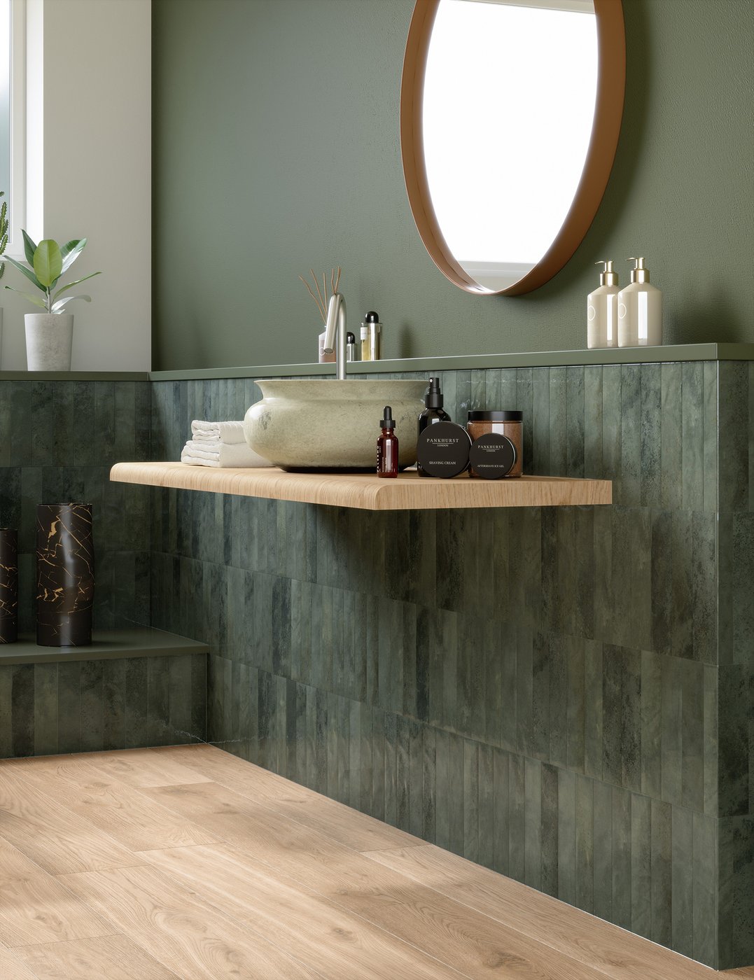 Lucent Glossy Porcelain Tile Subway Style 2.5x9.5" | 8 Colors - Tilevanity.com