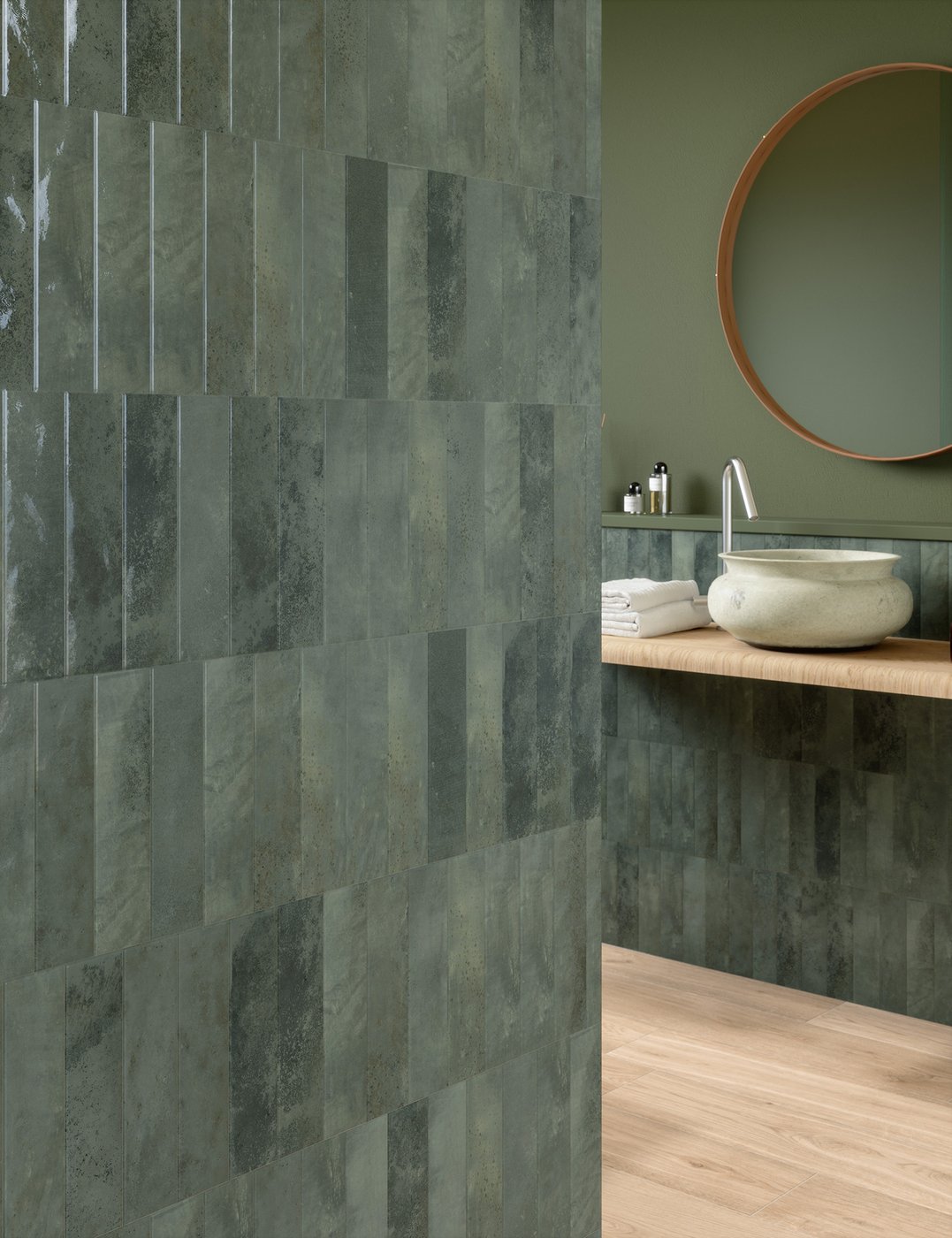 Lucent Glossy Porcelain Tile Subway Style 2.5x9.5" | 8 Colors - Tilevanity.com
