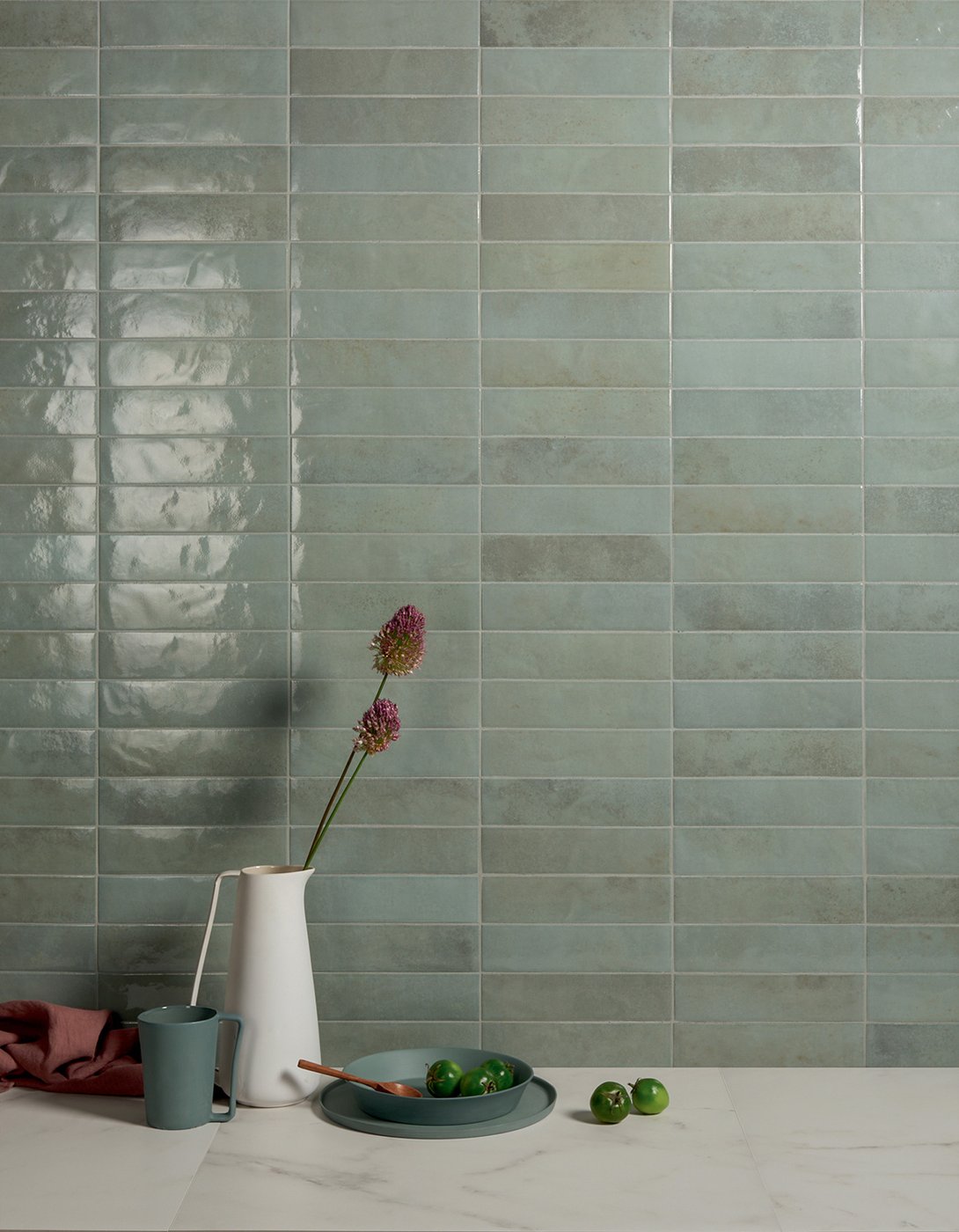 Lucent Glossy Porcelain Tile Subway Style 2.5x9.5" | 8 Colors - Tilevanity.com