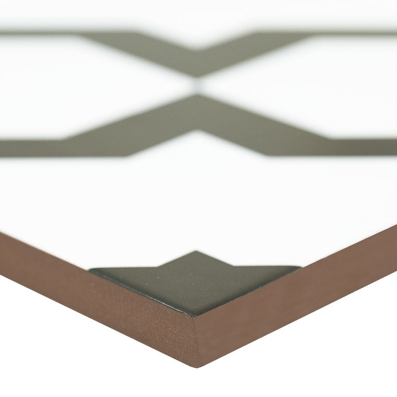 Avenue Heritage Star Encaustic Porcelain Tile 8x8" - Tilevanity.com