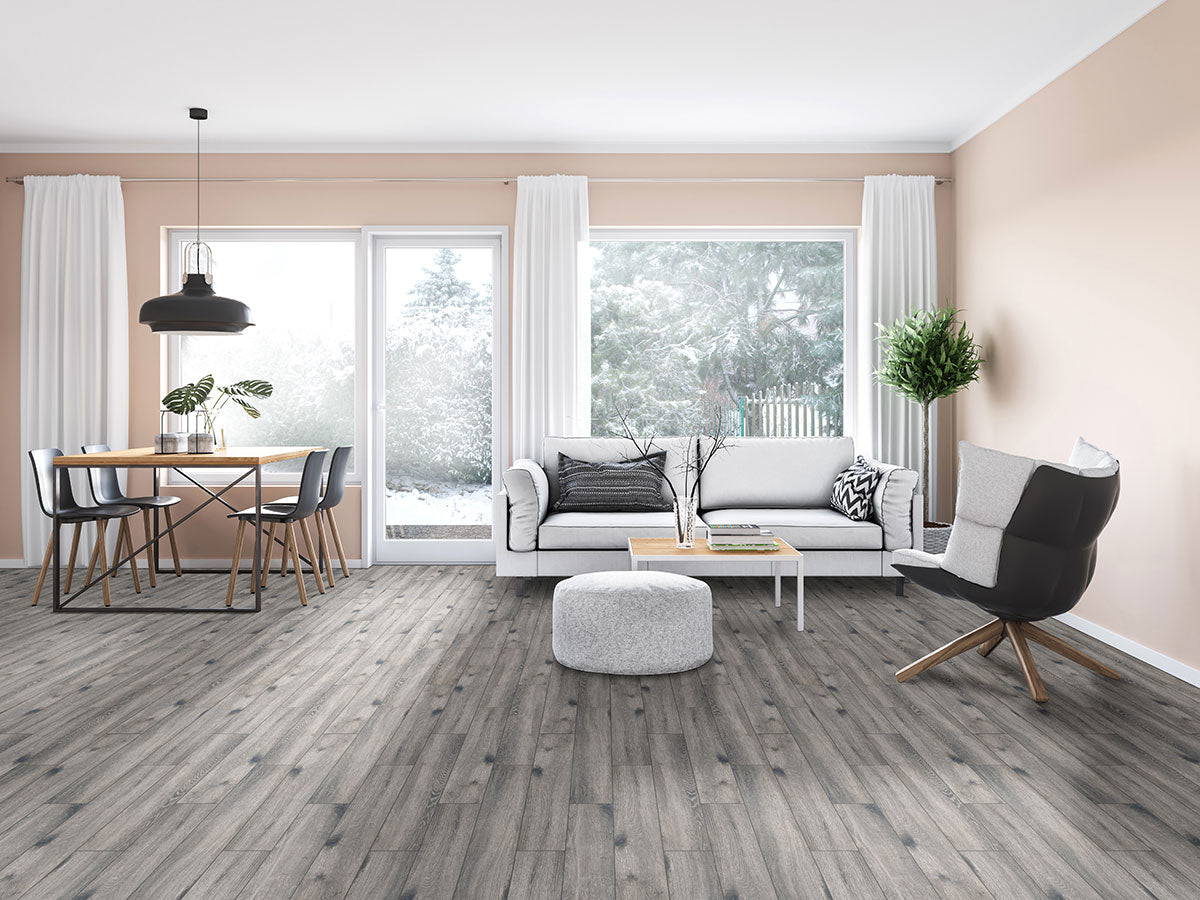 Naturalia Gray Wood Look Porcelain Tile 6x36" - Tilevanity.com