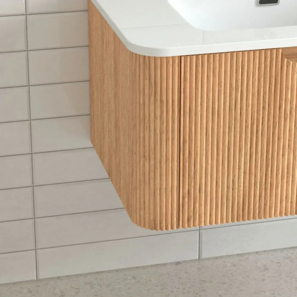 Heather 16" Wall Mounted Bathroom Vanity with Resin Basin