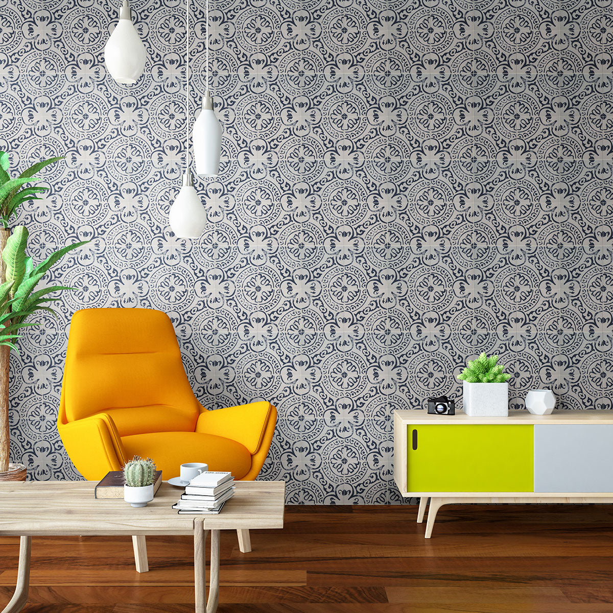 Faded Art Porcelain Tile 8x8" | 2 Colors