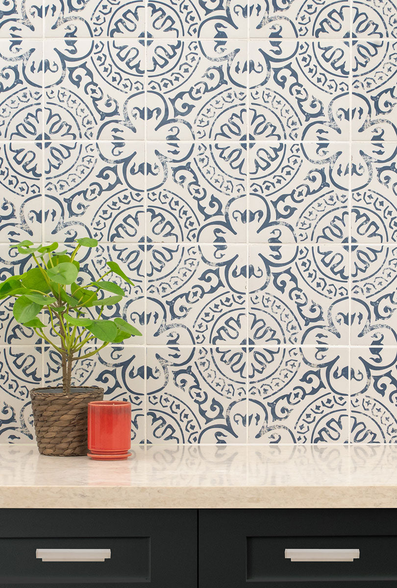 Faded Art Porcelain Tile 8x8" | 2 Colors