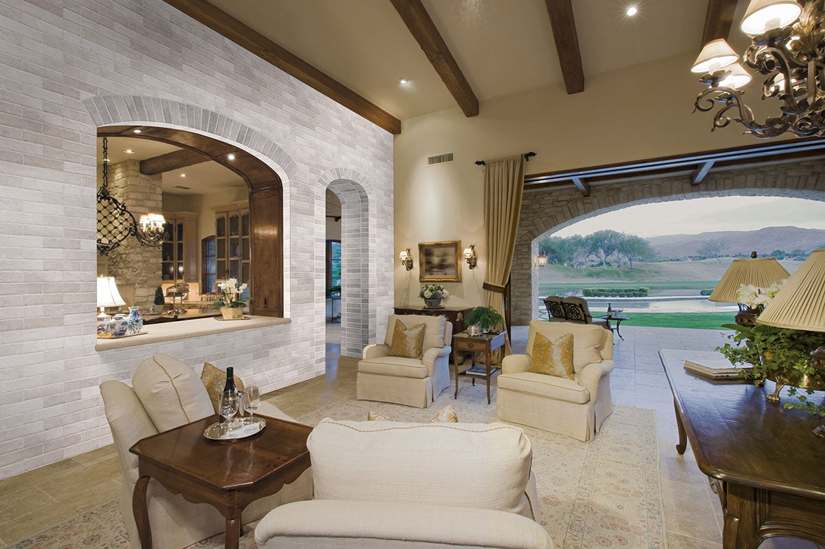 Antica Fornace Ivory Porcelain Brick Look Tile 2x10" - Tilevanity.com