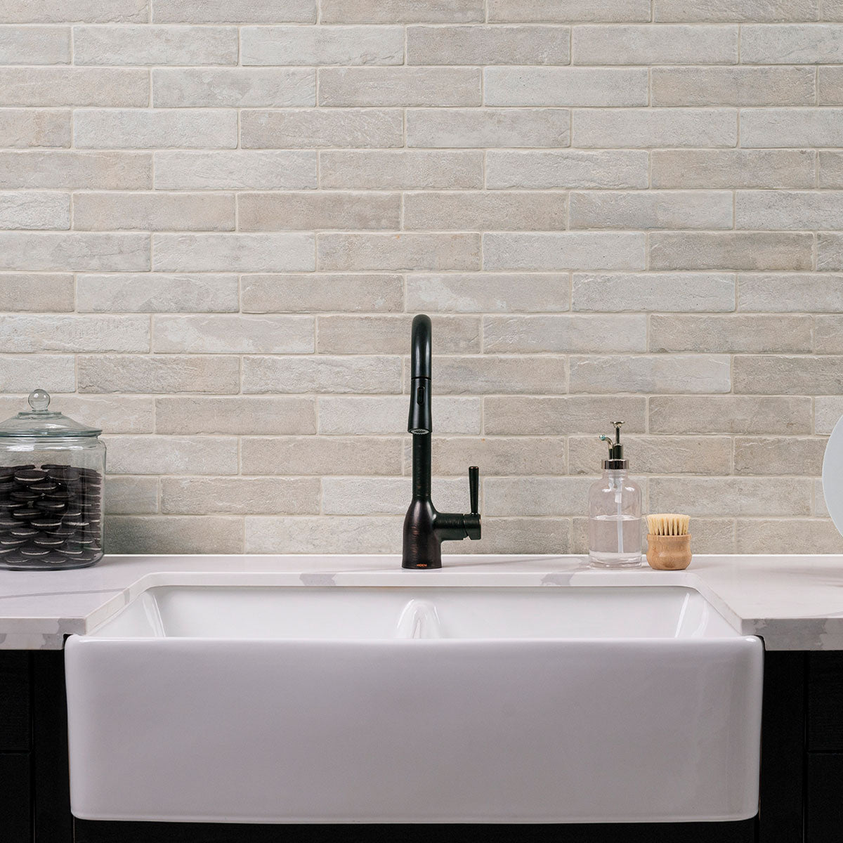 Antica Fornace Ivory Porcelain Brick Look Tile 2x10" - Tilevanity.com