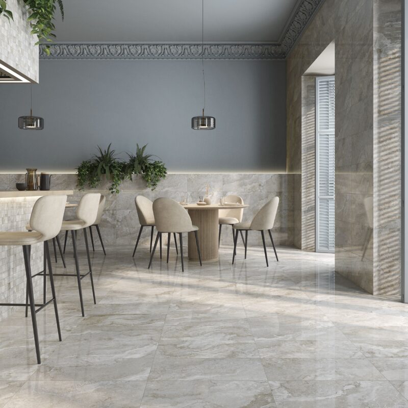 Milano Porcelain Tile (White,Made in USA) (Gray, Made in Spain) - Tilevanity.com