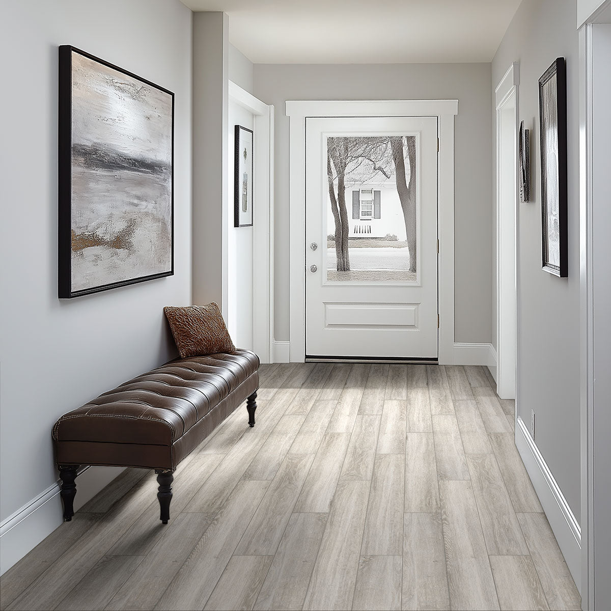 Naturalia Ivory Wood Look Porcelain Tile 6x36" - Tilevanity.com