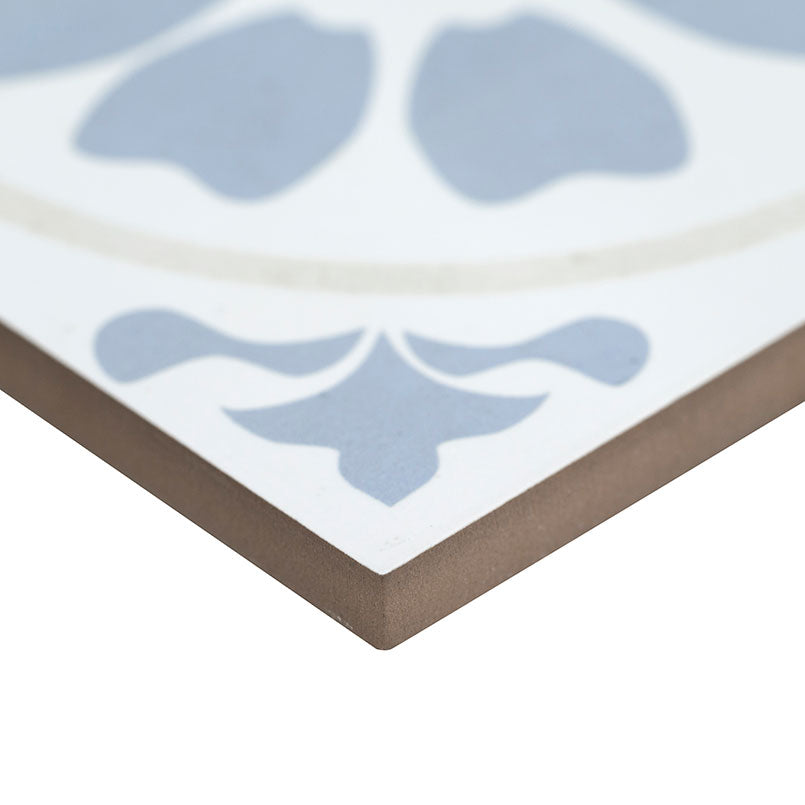 Valencia Rosette Porcelain Tile 8x8" - Tilevanity.com
