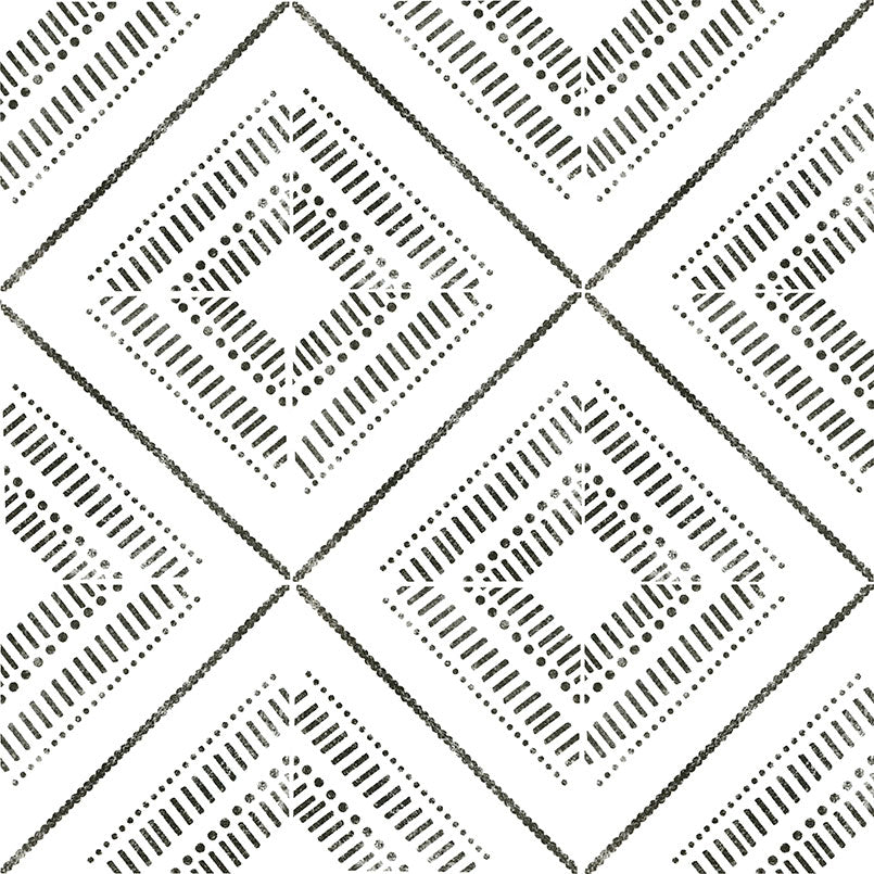 Avenue Textured Diamond Encaustic Porcelain Tile 8x8" - Tilevanity.com