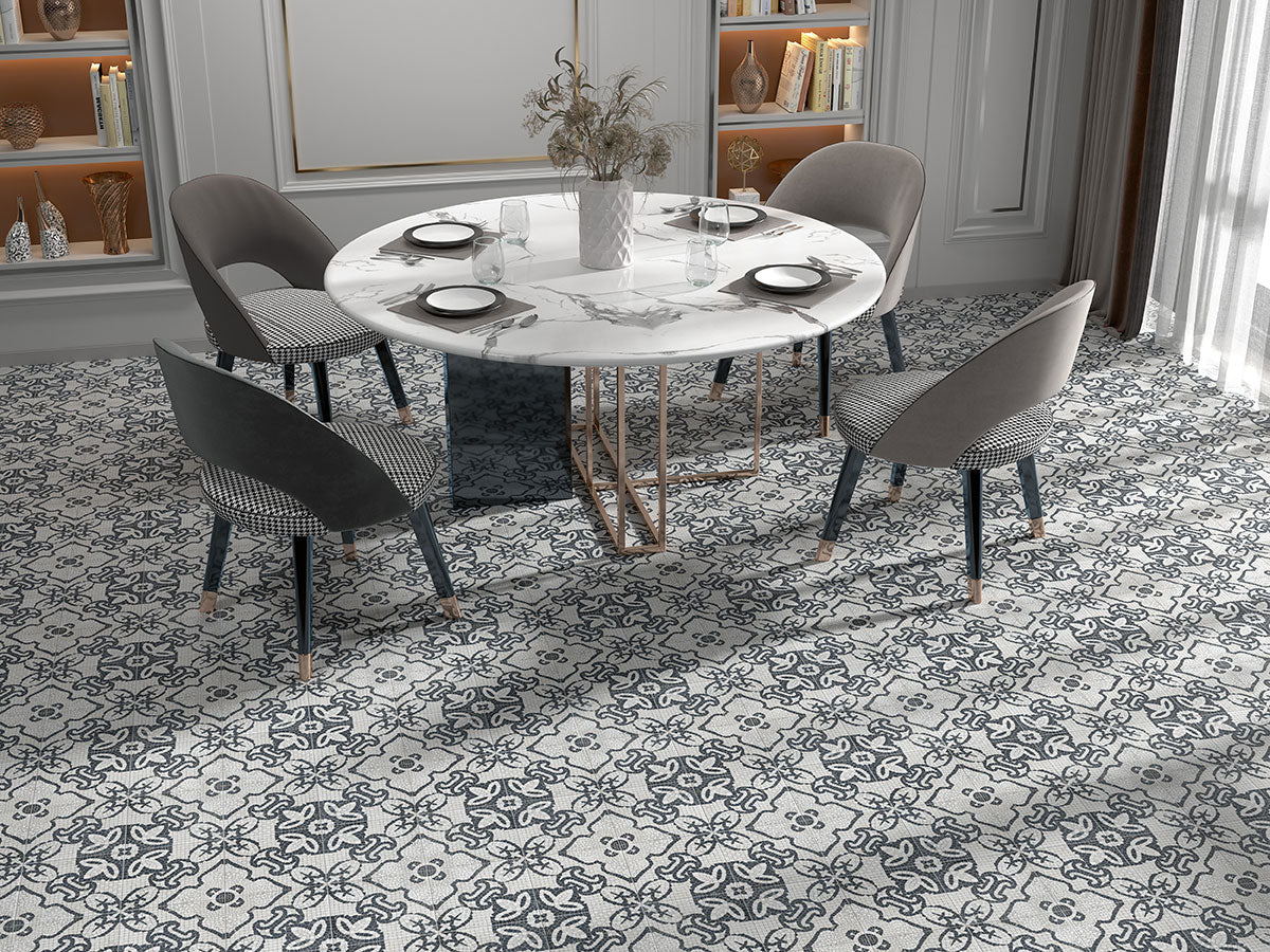 Courtyard Light Porcelain Tile 8x8" - Tilevanity.com