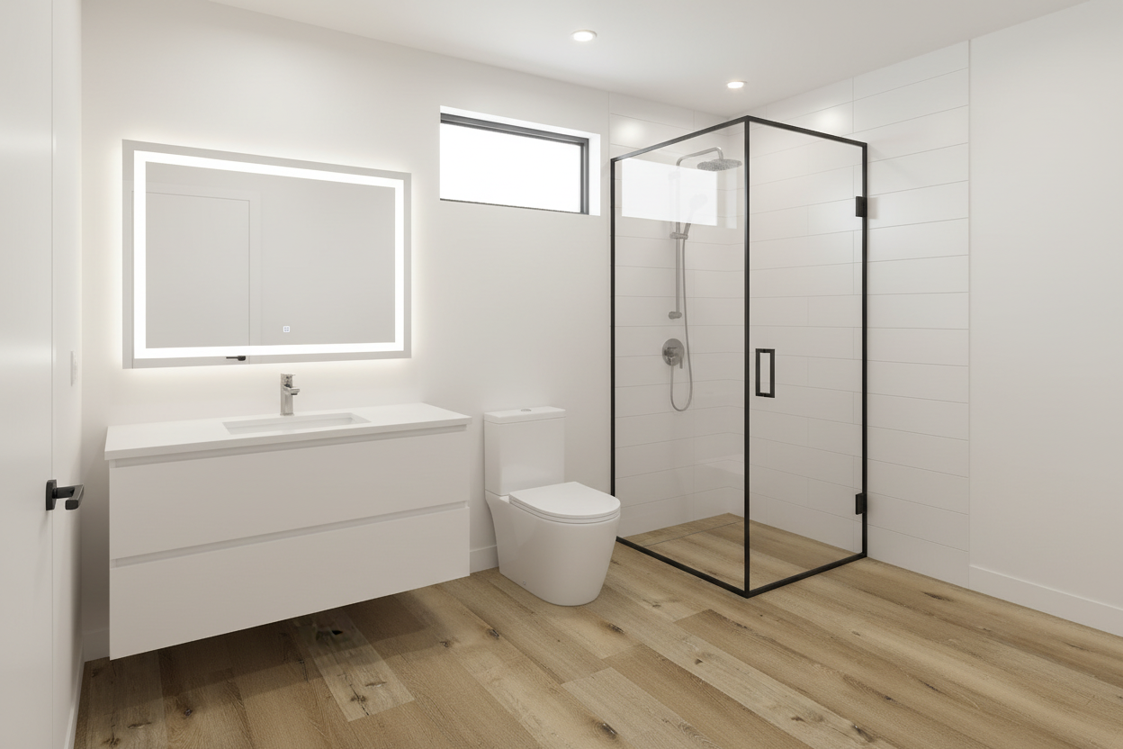 Cameron Warm Taupe 9x59" | 22 Mil SPC Flooring