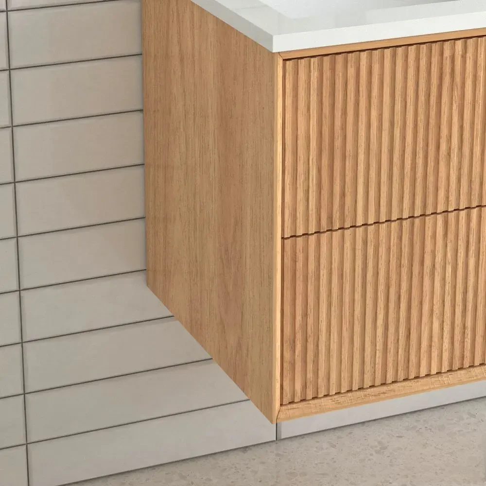 Margaret 24" Floating Bathroom Vanity with White Resin Integrated Basin - Tilevanity.com