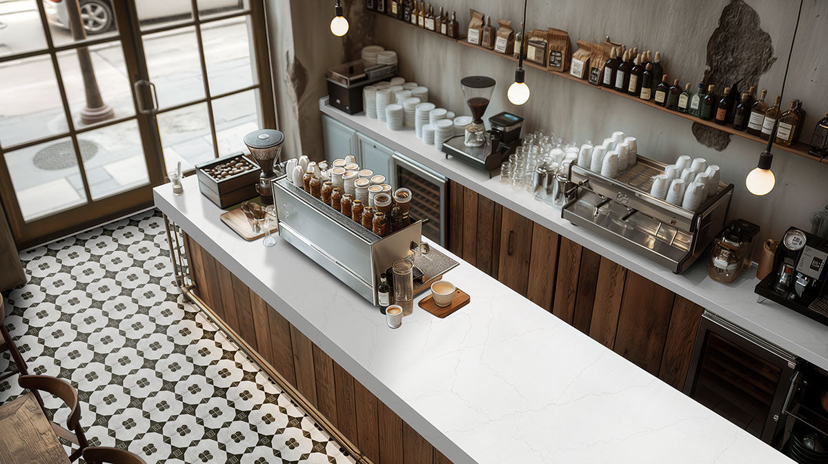 Avenue Geo Medallion Encaustic Porcelain Tile 8x8" - Tilevanity.com